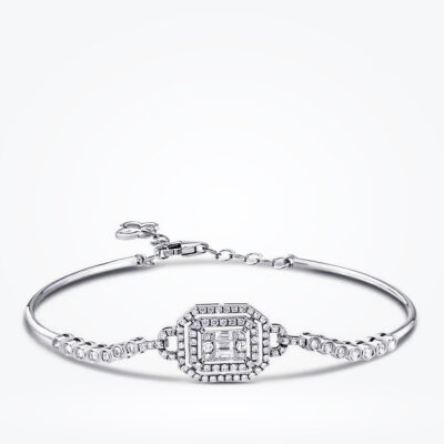 0.45 Karat Pırlanta Baget Kelepçe - Baroni Diamond