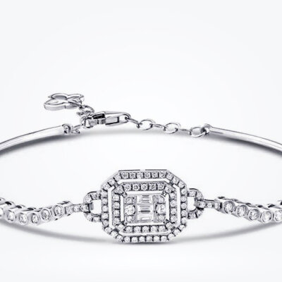 0.45 Karat Pırlanta Baget Kelepçe - Baroni Diamond (1)
