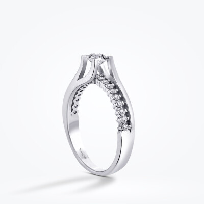 0.45 Karat Pırlanta Tektaş Yüzük - Baroni Diamond (1)