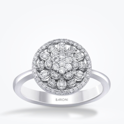 0.45 Karat Pırlanta Trend Yüzük - Baroni Diamond