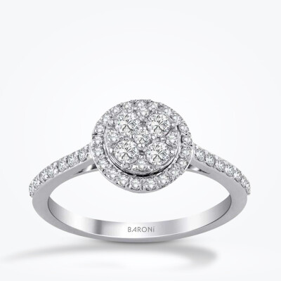 0.45 Karat Pırlanta Trend Yüzük - Baroni Diamond