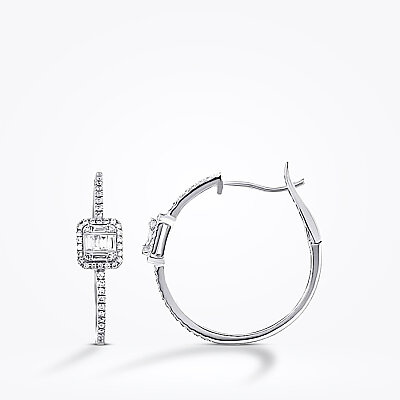 0.46 Karat Pırlanta Halka Küpe - Baroni Diamond