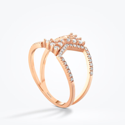 0.48 Karat Pırlanta Trend Rose Yüzük - Baroni Diamond (1)