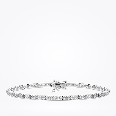 0.50 Karat Pırlanta Su Yolu Bileklik - Baroni Diamond