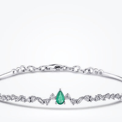 0.50 Karat Pırlanta Zümrüt Kelepçe - Baroni Diamond (1)