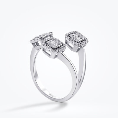 0.51 Karat Pırlanta Baget Yüzük - Baroni Diamond (1)