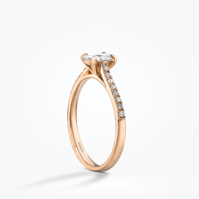 0.52 Karat Pırlanta Rose Tektaş Yüzük - Baroni Diamond (1)