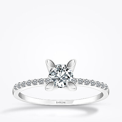 0.52 Karat Pırlanta Tektaş Yüzük - Baroni Diamond