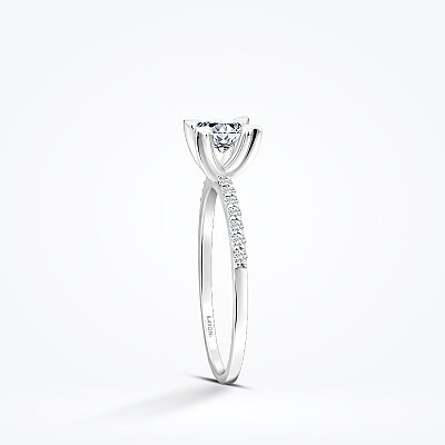 0.52 Karat Pırlanta Tektaş Yüzük - Baroni Diamond (1)