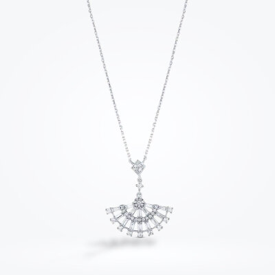 0.57 Karat Pırlanta Baget Kolye - Baroni Diamond (1)