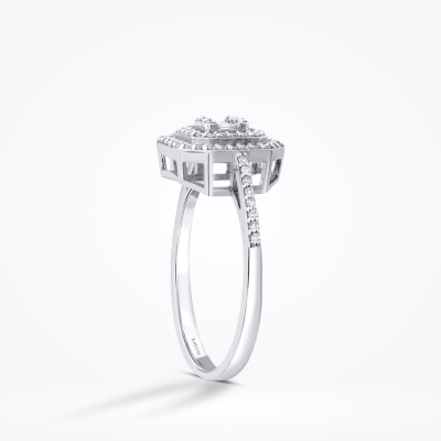 0.57 Karat Pırlanta Baget Yüzük - Baroni Diamond (1)