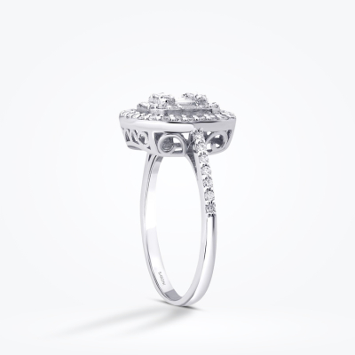 0.57 Karat Pırlanta Baget Yüzük - Baroni Diamond (1)