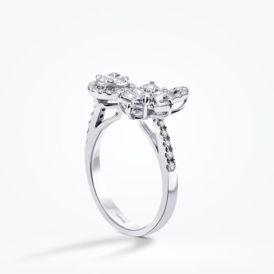 0.57 Karat Pırlanta Baget Yüzük - Baroni Diamond (1)
