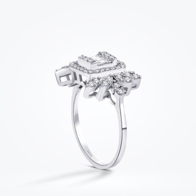 0.58 Karat Pırlanta Baget Yüzük - Baroni Diamond (1)