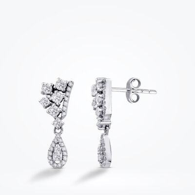 0.64 Karat Pırlanta Küpe - Baroni Diamond
