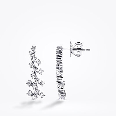 0.65 Karat Pırlanta Trend Küpe - Baroni Diamond
