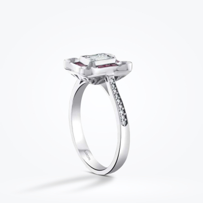 0.66 Karat Pırlanta Yakut Yüzük - Baroni Diamond (1)