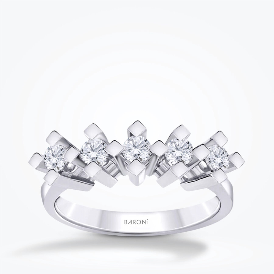 0.70 Karat Pırlanta Beştaş Yüzük - Baroni Diamond