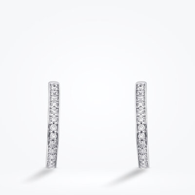 0.71 Karat Pırlanta Halka Küpe - Baroni Diamond (1)