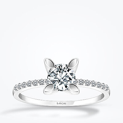 0.72 Karat Pırlanta Tektaş Yüzük - Baroni Diamond