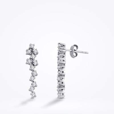0.74 Karat Pırlanta Küpe - Baroni Diamond
