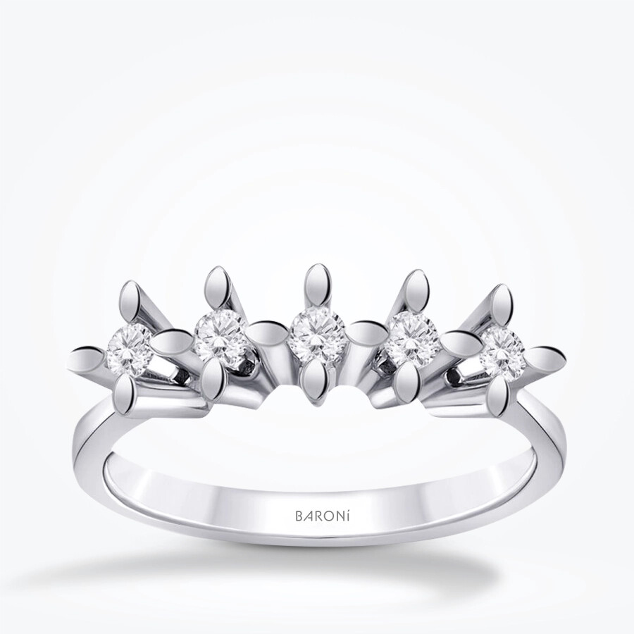 0.75 Karat Pırlanta Beştaş Yüzük - Baroni Diamond