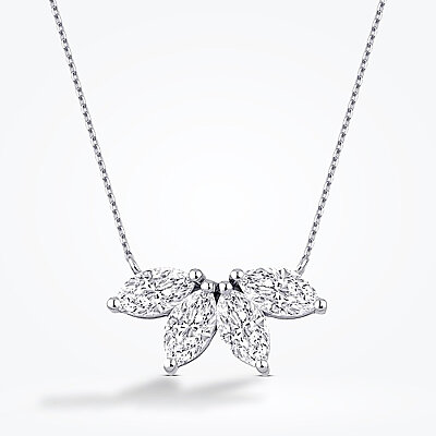 0.75 Karat Pırlanta Lotus Kolye - Baroni Diamond