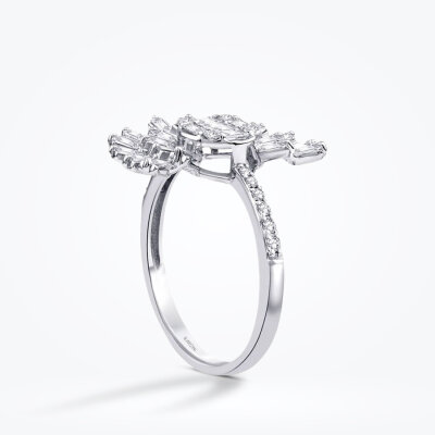0.79 Karat Pırlanta Baget Yüzük - Baroni Diamond (1)