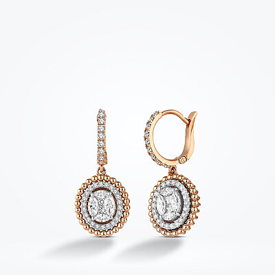 0.79 Karat Pırlanta Trend Küpe - Baroni Diamond