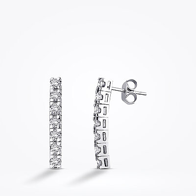 0.79 Karat Pırlanta Trend Küpe - Baroni Diamond