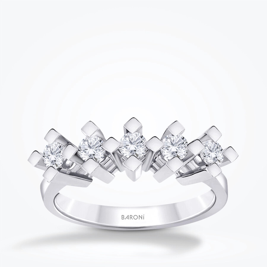 0.80 Karat Pırlanta Beştaş Yüzük - Baroni Diamond