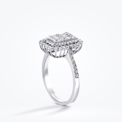 0.81 Karat Pırlanta Baget Yüzük - Baroni Diamond (1)