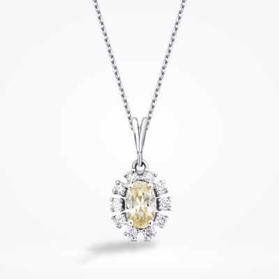 0.84 Karat Pırlanta Fancy Kolye - Baroni Diamond