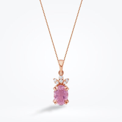 0.86 Karat Pırlanta Turmalin Kolye - Baroni Diamond
