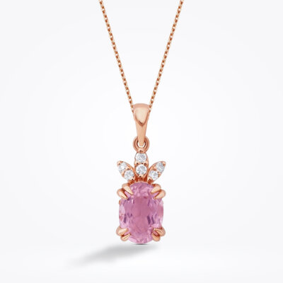 0.86 Karat Pırlanta Turmalin Kolye - Baroni Diamond (1)