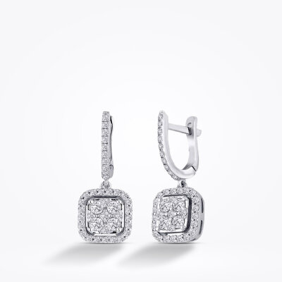 0.87 Karat Pırlanta Küpe - Baroni Diamond