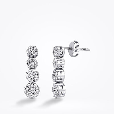 0.88 Karat Pırlanta Trend Küpe - Baroni Diamond