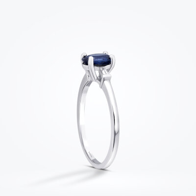 0.91 Karat Pırlanta Safir Yüzük - Baroni Diamond (1)