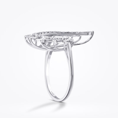 0.93 Karat Pırlanta Baget Yüzük - Baroni Diamond (1)