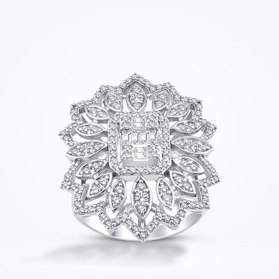 0.99 Karat Pırlanta Baget Yüzük - Baroni Diamond