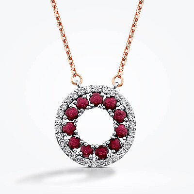 1.09 Karat Pırlanta Yakut Kolye - Baroni Diamond (1)
