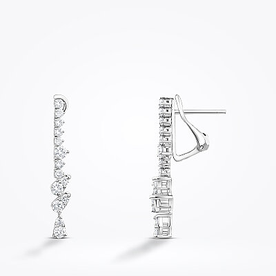 1.12 Karat Pırlanta Trend Küpe - Baroni Diamond (1)