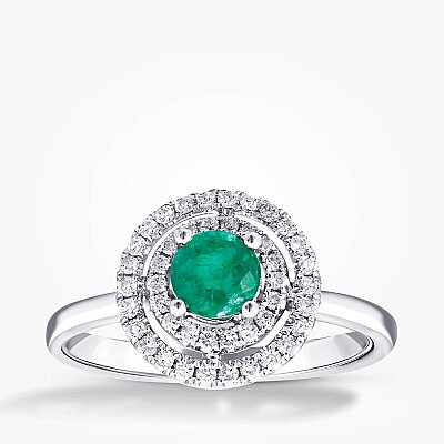 1.12 Karat Pırlanta Zümrüt Yüzük - Baroni Diamond