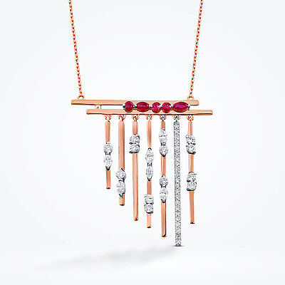 1.15 Karat Pırlanta Yakut Kolye - Baroni Diamond (1)