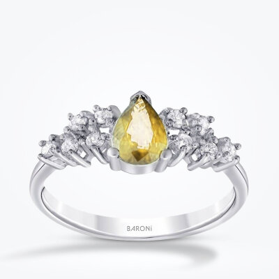 1.25 Karat Pırlanta Fancy Yüzük - Baroni Diamond