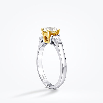 1.29 Karat Pırlanta Fancy Baget Yüzük - Baroni Diamond (1)