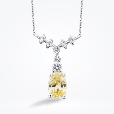 1.33 Karat Pırlanta Fancy Kolye - Baroni Diamond (1)