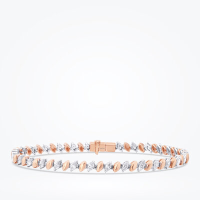1.54 Karat Pırlanta Markiz Taşlı Bileklik - Baroni Diamond