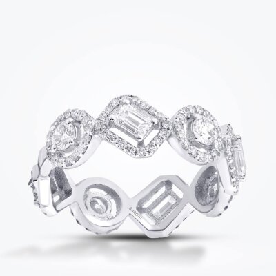 1.54 Karat Pırlanta Trend Tamtur Yüzük - Baroni Diamond