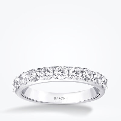 1.00 Karat Pırlanta Yarımtur Yüzük - Baroni Diamond